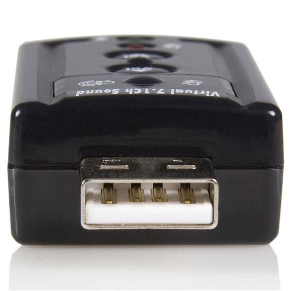 StarTech.com Virtuele 7.1 USB Stereo Audio Adapter Externe Geluidkaart - Afbeelding 2