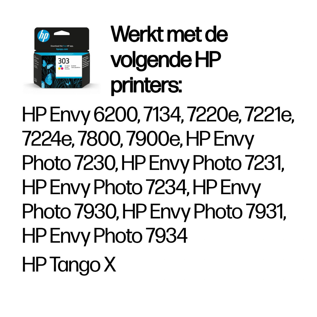 HP 303 originele drie-kleuren inktcartridge - Afbeelding 11
