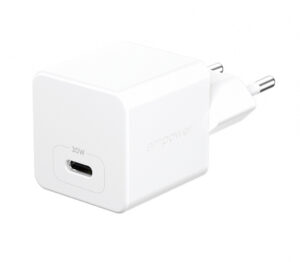 PanzerGlass empower™ by ® Turbo 30W Charger Single USB-C | EU Plug | Silver White Smartphone Wit AC Snel opladen Binnen