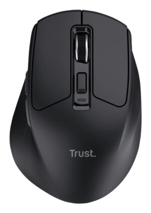 Trust Niven Draadloze Muis - Multi-device muis – USB en Bluetooth verbinding – 3200 DPI – Zwart