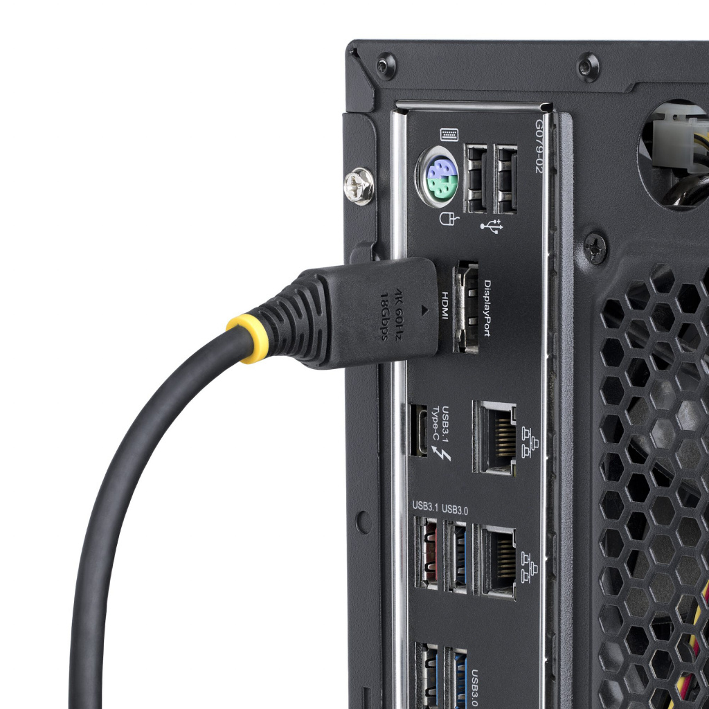 StarTech.com 3m High Speed HDMI Kabel met Grip Connectors, 4K 60Hz/1440p 144Hz, HDR10/HDCP 2.2/ARC, 18Gbps, UHD HDMI 2.0 Kabel - Afbeelding 9