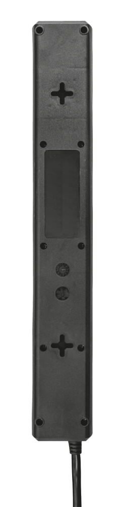 Trust 6-Port Surge Guard - Overspanningsbeveiligde stekkerdoos – 6 stopcontacten – 1,8 m kabel – Zwart - Afbeelding 3
