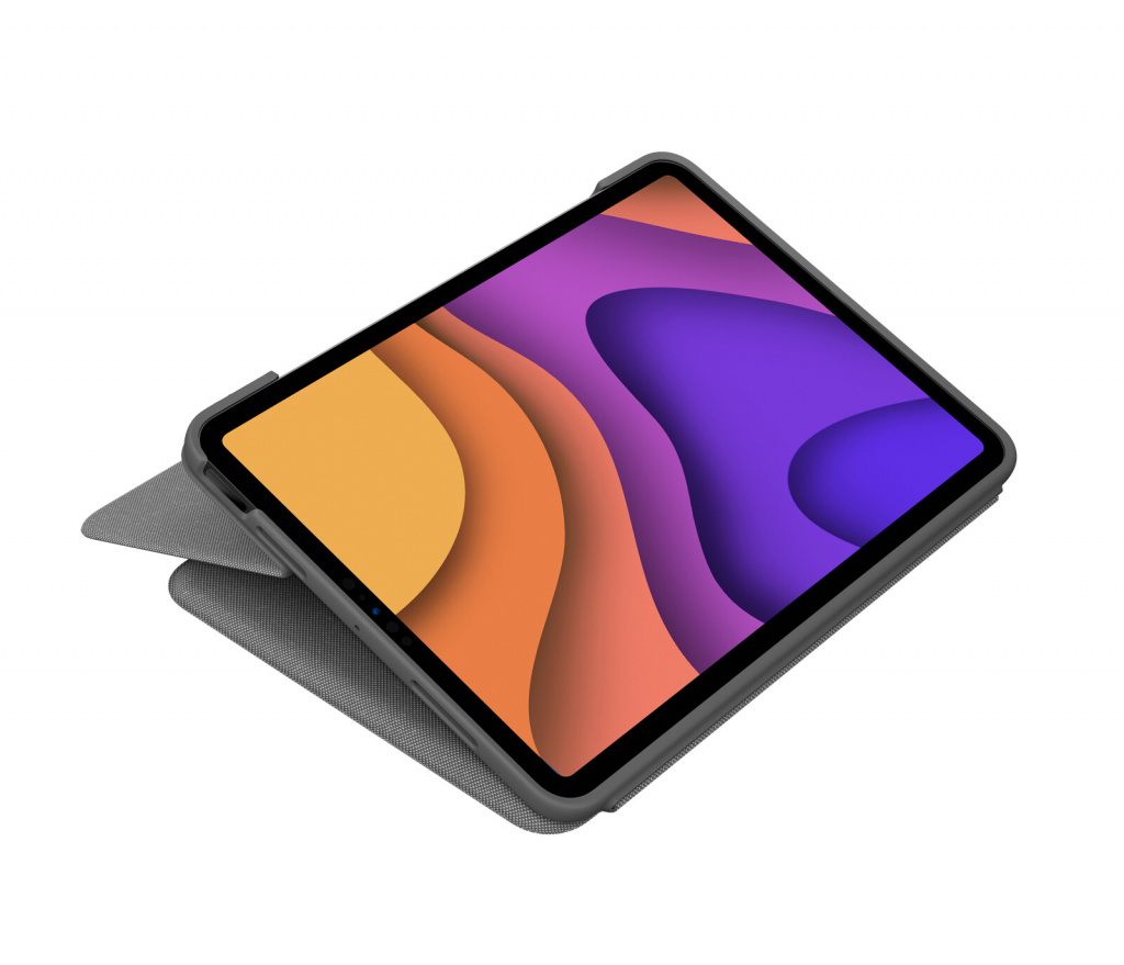 Logitech Folio Touch QWERTY Scandinavisch Smart Connector Grijs - Afbeelding 4