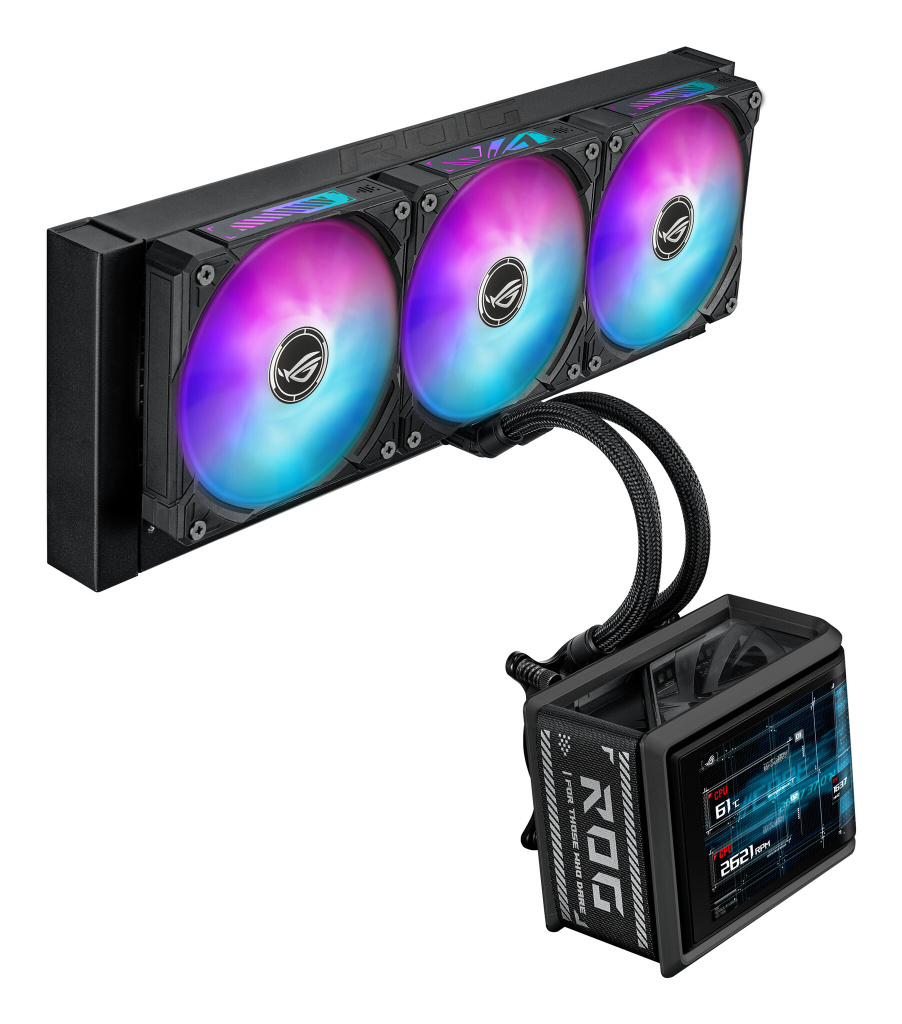 ASUS ROG Ryuo IV SLC 360 ARGB Processor Alles-in-één vloeistofkoeler 12 cm Zwart - Afbeelding 12