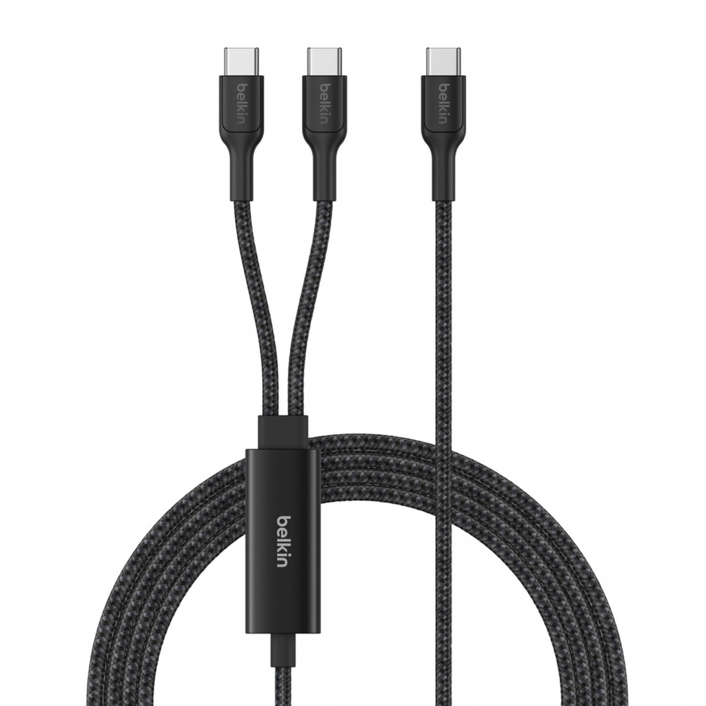Belkin CAC004HQ1.5MBK USB-kabel USB 2.0 1,5 m USB C 2 x USB C Zwart - Afbeelding 4