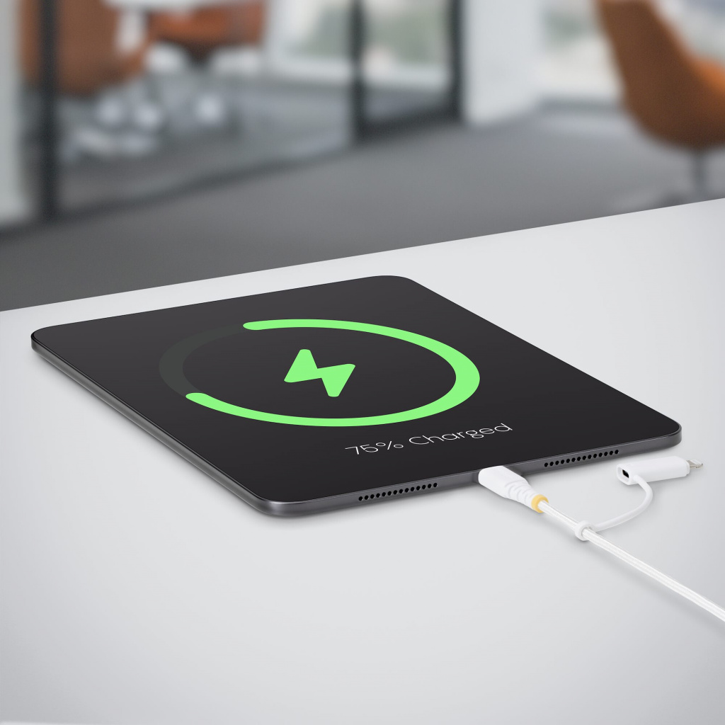 StarTech.com 1m 2-in-1 Robuuste USB-C Oplaadkabel met Lightning Adapter, 30W/60W, Apple MFi Gecertificeerd, Gevlochten USB C Laa - Afbeelding 4