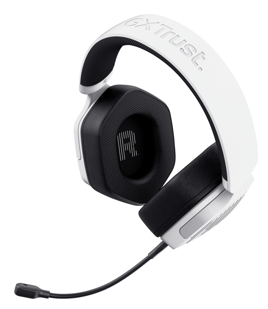 Trust GXT 492W Carus Gaming Headset - Bedrade gamingheadset – Afneembare microfoon – Over-ear ontwerp – Wit - Afbeelding 4