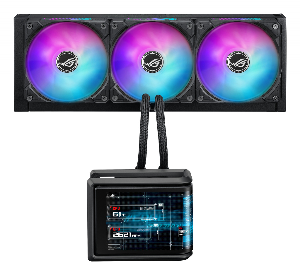 ASUS ROG Ryuo IV SLC 360 ARGB Processor Alles-in-één vloeistofkoeler 12 cm Zwart - Afbeelding 5