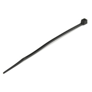 StarTech.com 10 cm Zwarte Kabelbinders 2 mm Breed, 22 mm Bundeldiameter, 8 kg Treksterkte Zelfsluitende Snelbinders uit Nylon me