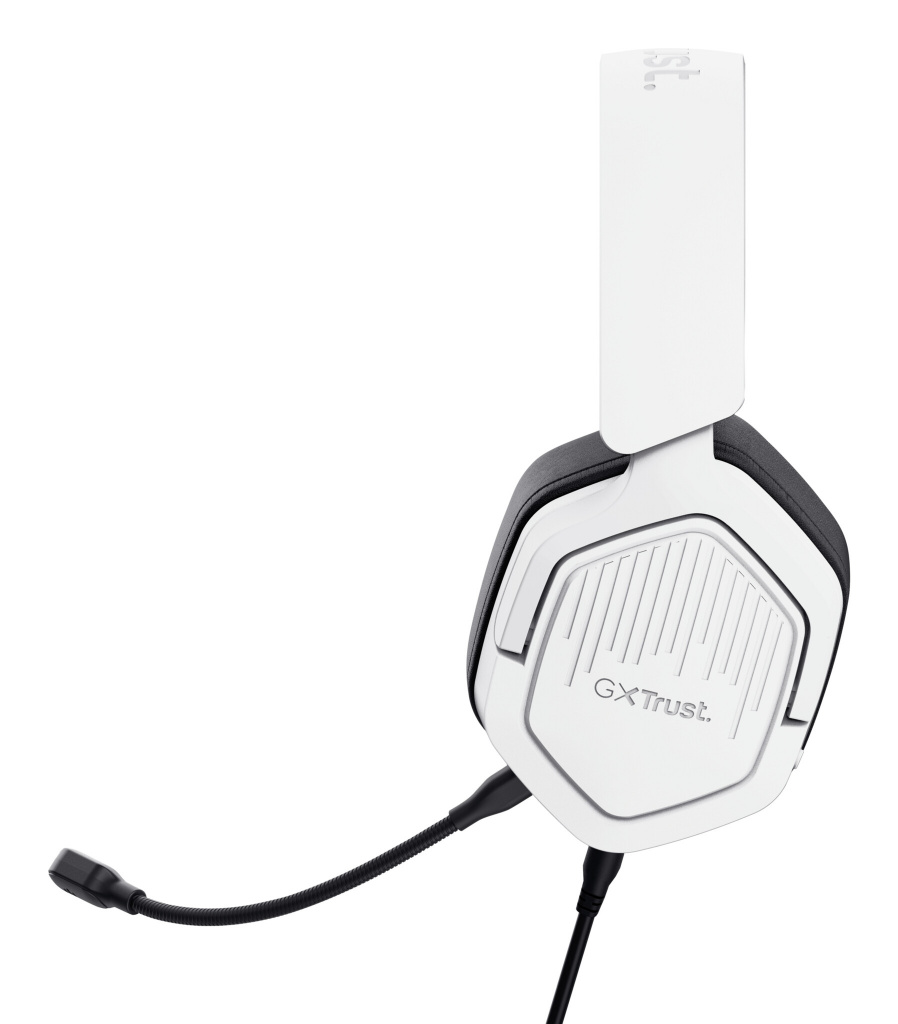 Trust GXT 492W Carus Gaming Headset - Bedrade gamingheadset – Afneembare microfoon – Over-ear ontwerp – Wit - Afbeelding 6