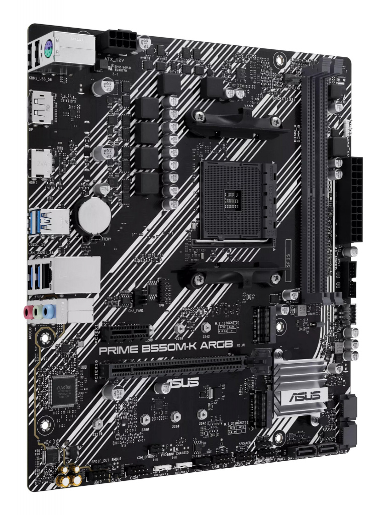 ASUS PRIME B550M-K ARGB AMD B550 Socket AM4 micro ATX - Afbeelding 3