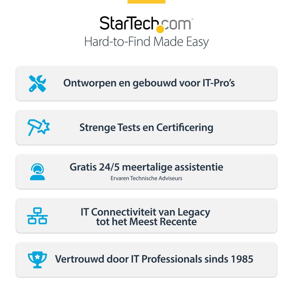 StarTech.com 1m Thunderbolt 5 Kabel, 80Gbps/Tot 120Gbps, 240W PD EPR, 8K 60Hz, Thunderbolt-Gecertificeerde Kabel, Compatibel met - Afbeelding 10