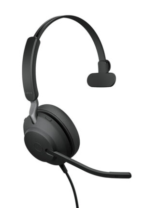 Jabra Evolve2 40 SE Headset Bedraad Hoofdband Kantoor/callcenter USB Type-C / USB Type-A Zwart