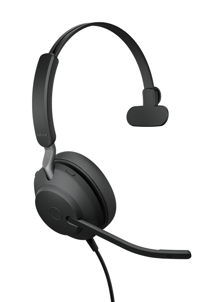 Jabra Evolve2 40 SE Headset Bedraad Hoofdband Kantoor/callcenter USB Type-C / USB Type-A Zwart