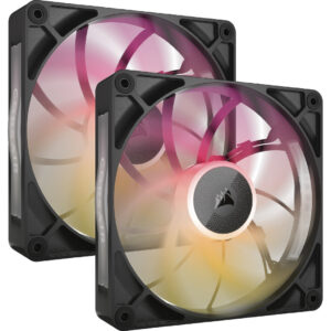 Corsair iCUE LINK RX140 MAX RGB Computer behuizing Ventilator 14 cm Zwart 2 stuk(s)