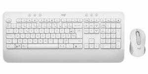 Logitech 920-011023 toetsenbord Inclusief muis Kantoor Bluetooth AZERTY Frans Wit