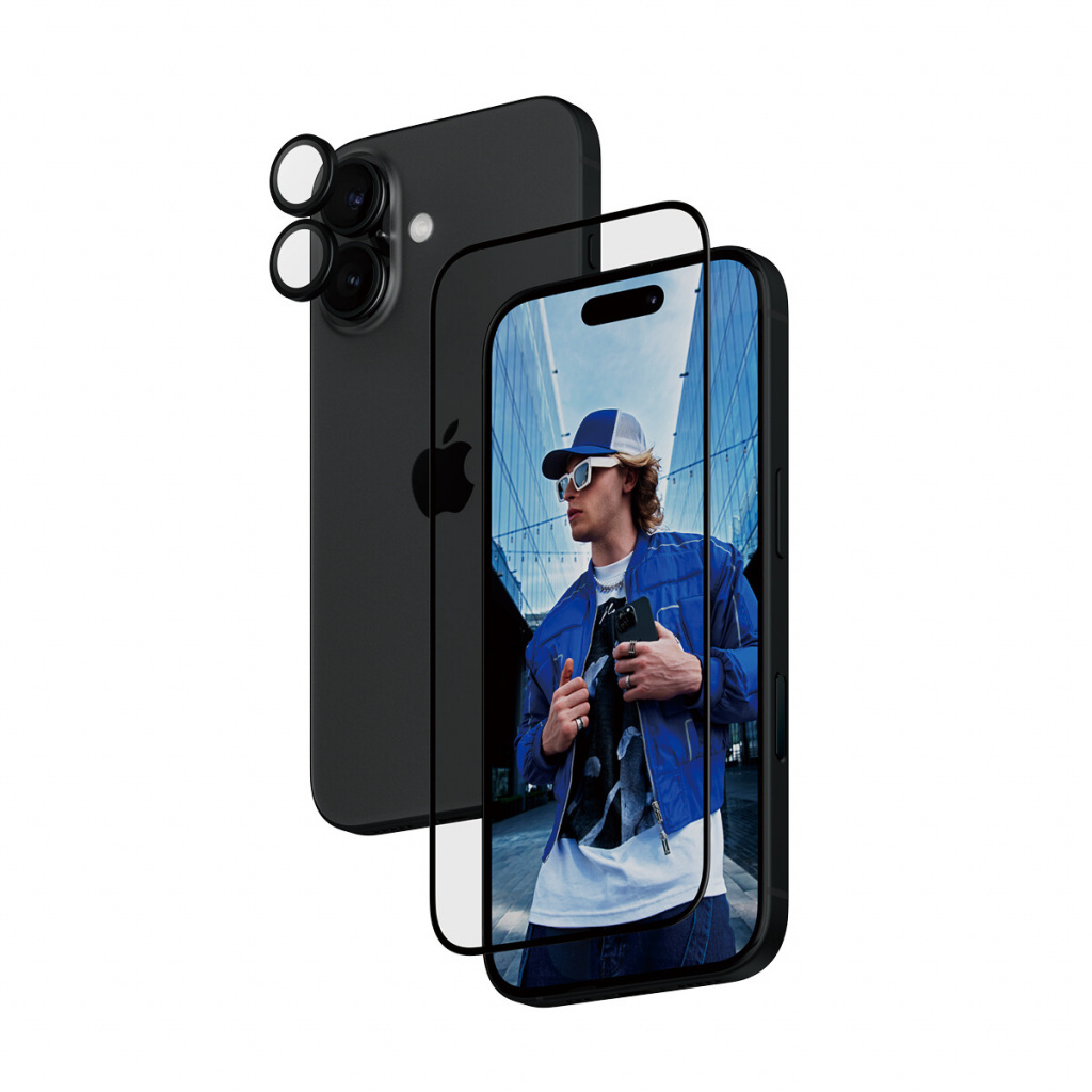 PanzerGlass ® 2-in-1 Bundle iPhone 16 Doorzichtige schermbeschermer Apple 1 stuk(s)