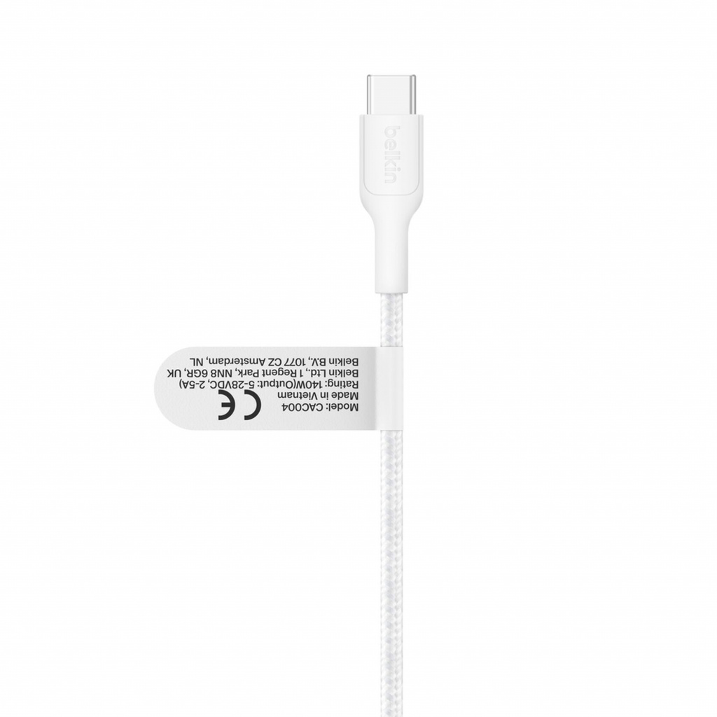 Belkin CAC004hq1.5MWH USB-kabel USB 2.0 1,5 m USB C 2 x USB C Wit - Afbeelding 2