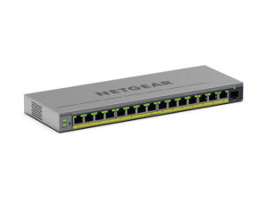NETGEAR GS116EP Managed L2/L3 Gigabit Ethernet (10/100/1000) Power over Ethernet (PoE) Grijs