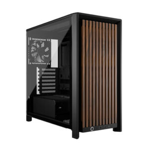 Corsair FRAME 4000D WOOD RS Midi Tower Zwart, Hout