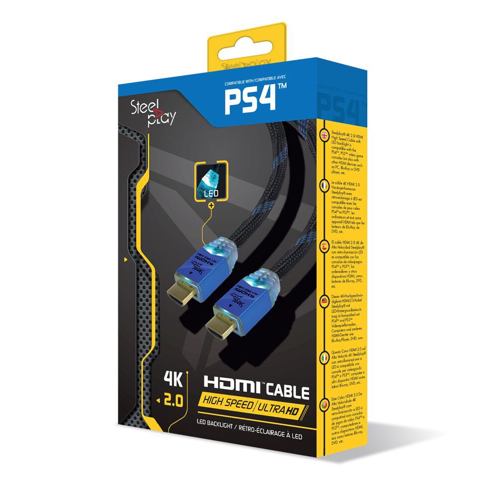 LEXIP X STEELPLAY 4K HDMI High Speed Ultra HD Cable 2m - Afbeelding 2