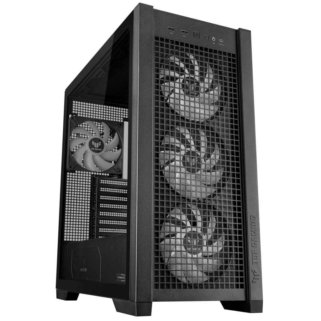 ASUS TUF Gaming GT302 ARGB Midi Tower Zwart - Afbeelding 10