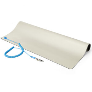 StarTech.com Antistatische Mat met Aardingskabel, 60cm x 120cm, ESD Mat voor Elektronica, Antistatische Tafelmat met Verwijderba