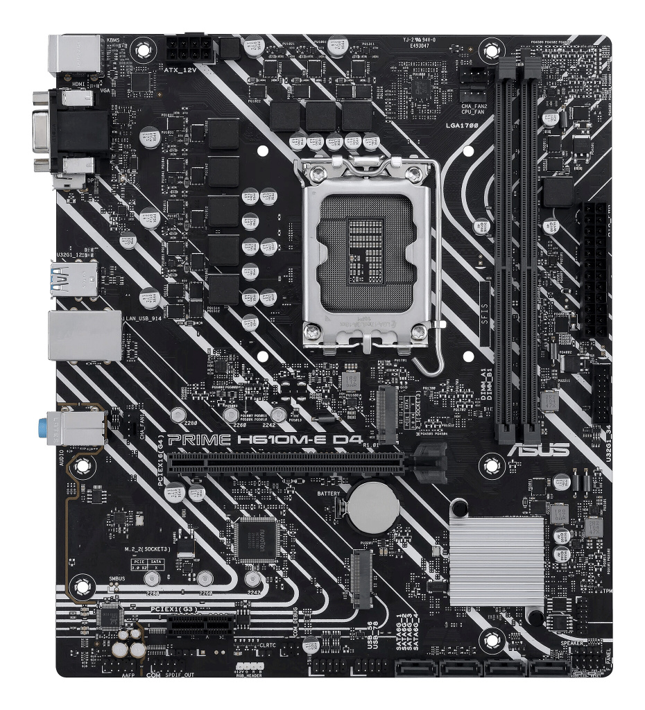 ASUS PRIME H610M-E D4-CSM Intel H610 LGA 1700 micro ATX - Afbeelding 4