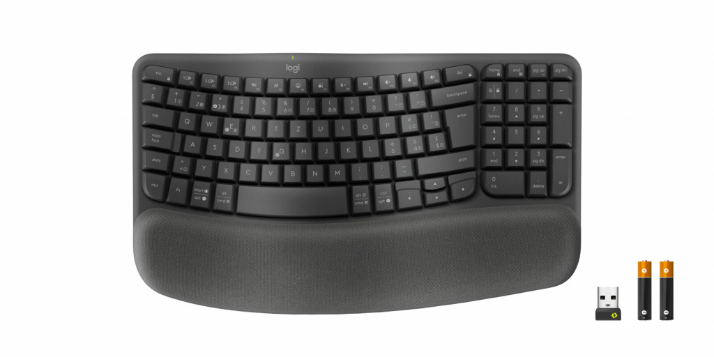 Logitech ERGO 920-012329 toetsenbord Kantoor RF-draadloos + Bluetooth QWERTZ Zwitsers Grafiet - Afbeelding 3
