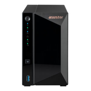 Asustor DRIVESTOR 2 Pro Gen2 AS3302T v2 NAS Realtek RTD1619B 2 GB DDR4 ADM Zwart
