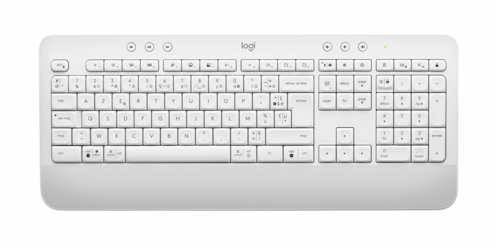 Logitech 920-011023 toetsenbord Inclusief muis Kantoor Bluetooth AZERTY Frans Wit - Afbeelding 2