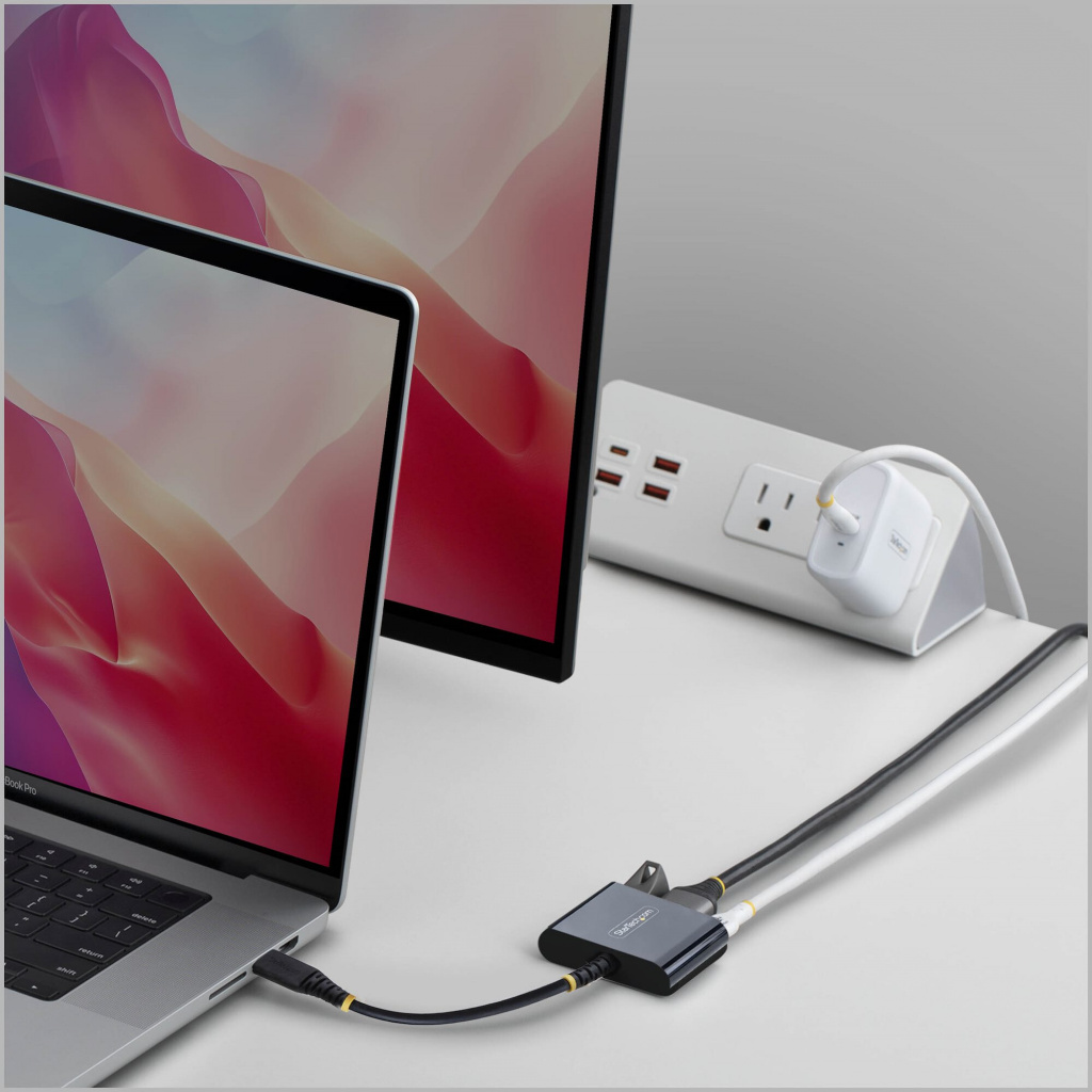 StarTech.com USB-C naar HDMI Multiport Adapter met 140W PD Charging, 4K 60Hz HDMI, USB 5Gbps Hub, Mini Dock voor MacBook / Dell - Afbeelding 6