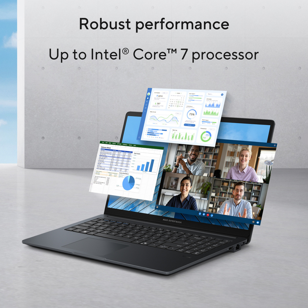 ASUS ExpertBook B1 B1503CVA-S78424X Intel Core 7 150U Laptop 39,6 cm (15.6") Full HD 32 GB DDR5-SDRAM 1 TB SSD Wi-Fi 6E (802.11a - Afbeelding 14
