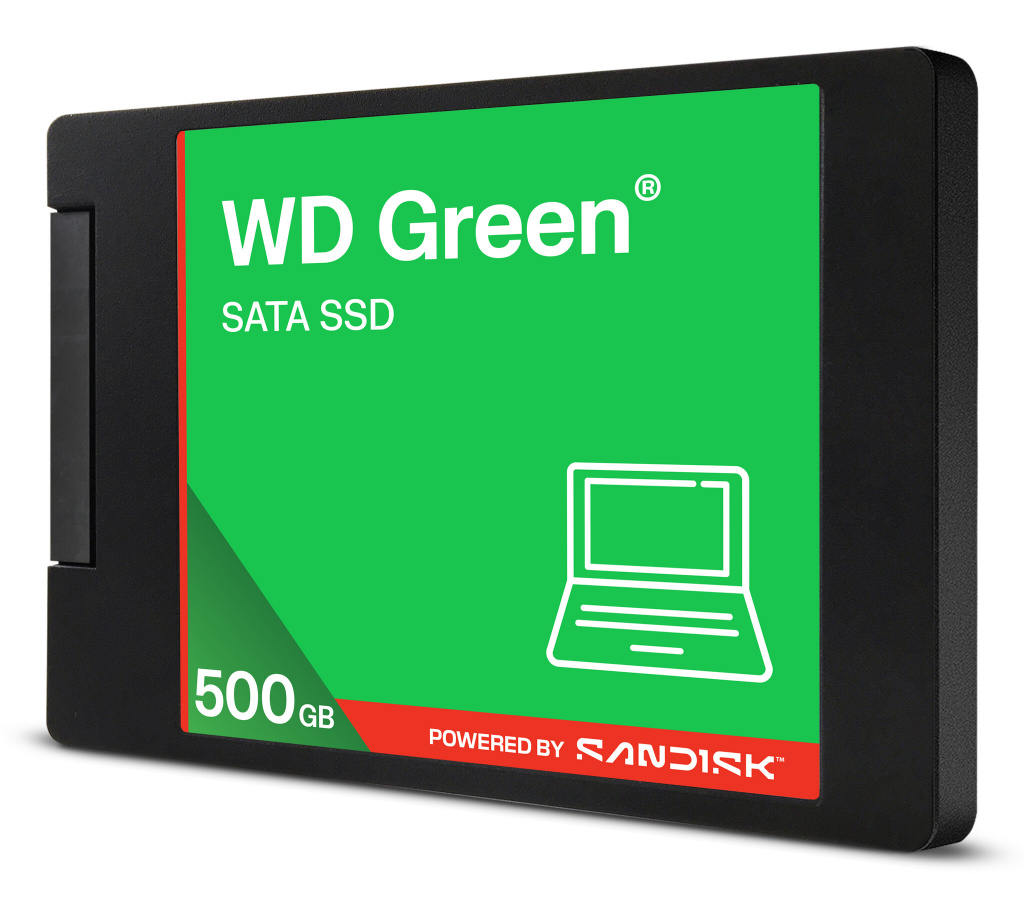 SanDisk Green WDS100T5G0A 500 GB 2.5" SATA III 3D NAND - Afbeelding 2