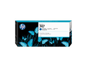 HP 747 chromatisch blauwe DesignJet inktcartridge, 300 ml