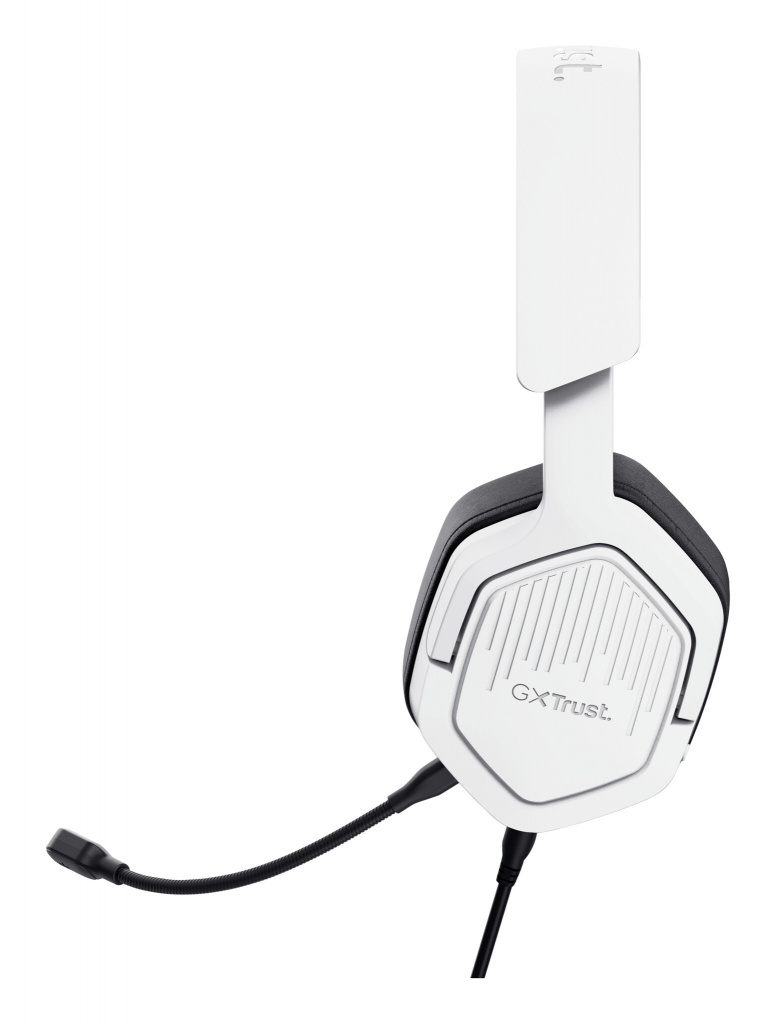 Trust GXT 492W Carus Gaming Headset - Bedrade gamingheadset – Afneembare microfoon – Over-ear ontwerp – Wit - Afbeelding 7