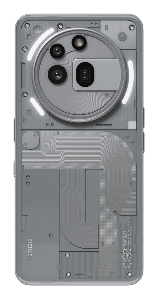 Nothing Phone (3a) Pro 17,2 cm (6.77") Dual SIM Android 15 5G USB Type-C 12 GB 256 GB 5000 mAh Grijs - Afbeelding 3