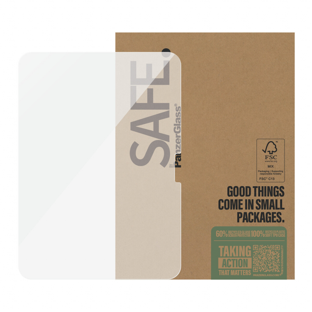 PanzerGlass SAFE. by ® Screen Protector iPad Air 11'' (2024-2026) | iPad 11" (2025) | iPad 10.9'' (2022) | Ultra-Wide Fit | Bulk - Afbeelding 4