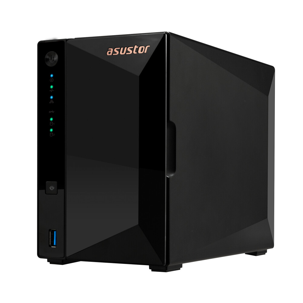 Asustor DRIVESTOR 2 Pro Gen2 AS3302T v2 NAS Realtek RTD1619B 2 GB DDR4 ADM Zwart - Afbeelding 5
