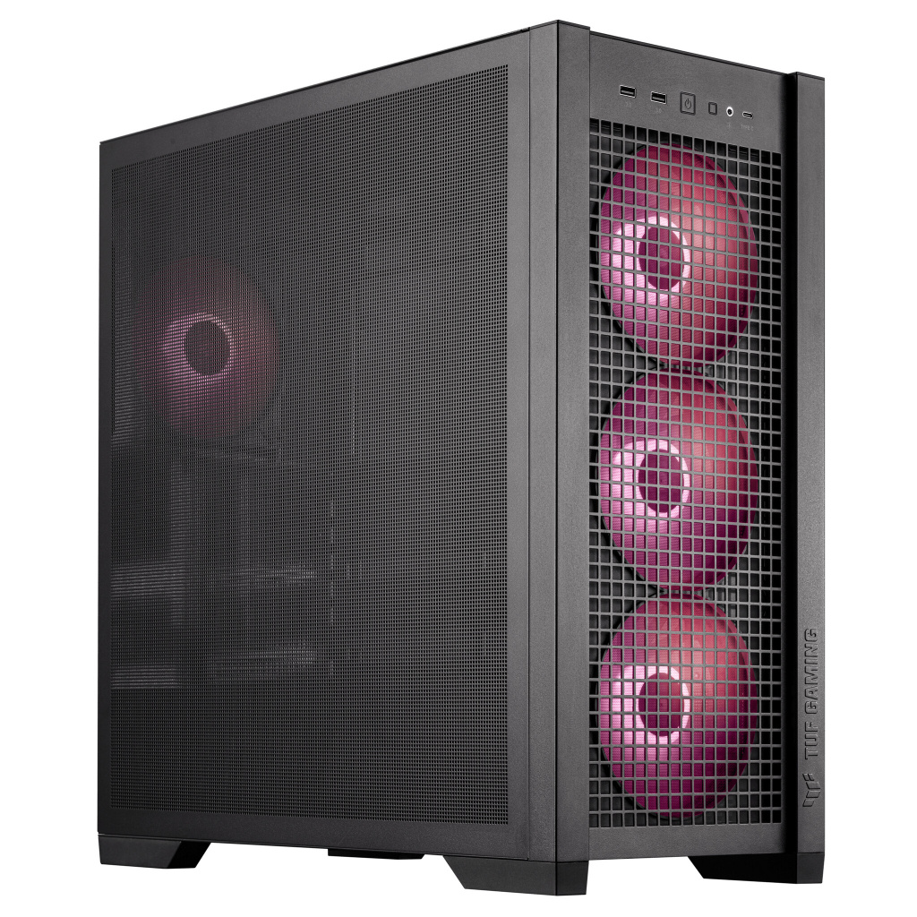 ASUS TUF Gaming GT302 ARGB Midi Tower Zwart - Afbeelding 13