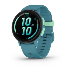 Garmin Bounce 010-03399-02 smartwatch & sportwatch 3,05 cm (1.2") AMOLED 43 mm Digitaal 390 x 390 Pixels Touchscreen Turkoois Wi