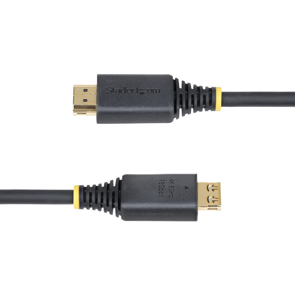 StarTech.com 3m High Speed HDMI Kabel met Grip Connectors, 4K 60Hz/1440p 144Hz, HDR10/HDCP 2.2/ARC, 18Gbps, UHD HDMI 2.0 Kabel - Afbeelding 4