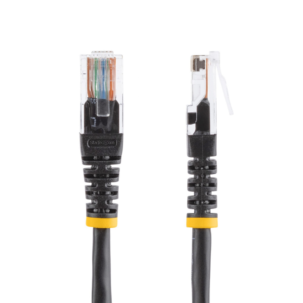 StarTech.com 15 m Cat5e Gegoten RJ45 UTP Netwerkkabel Zwart - Afbeelding 2