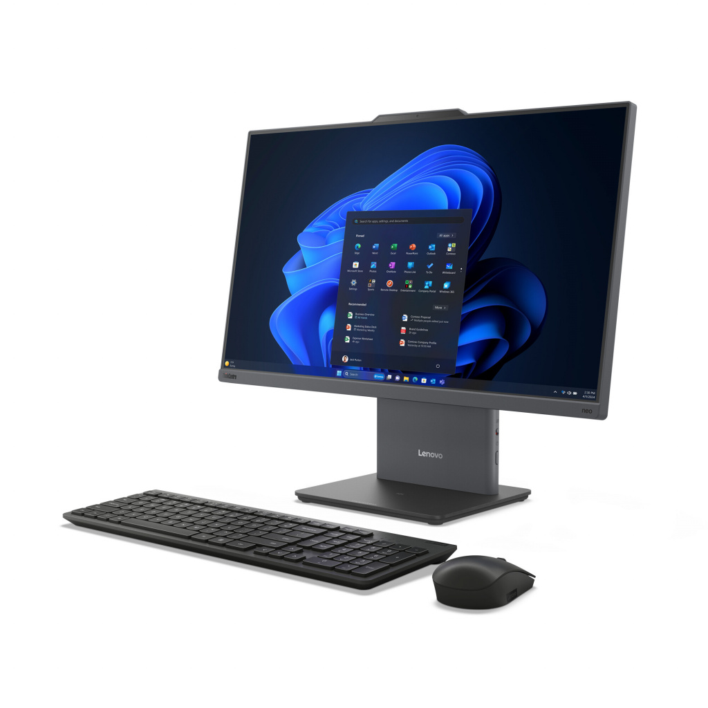 Lenovo ThinkCentre neo 50a 24 Gen 5 Intel Core 5 210H 60,5 cm (23.8") 1920 x 1080 Pixels Alles-in-één-pc 16 GB DDR5-SDRAM 512 GB - Afbeelding 2
