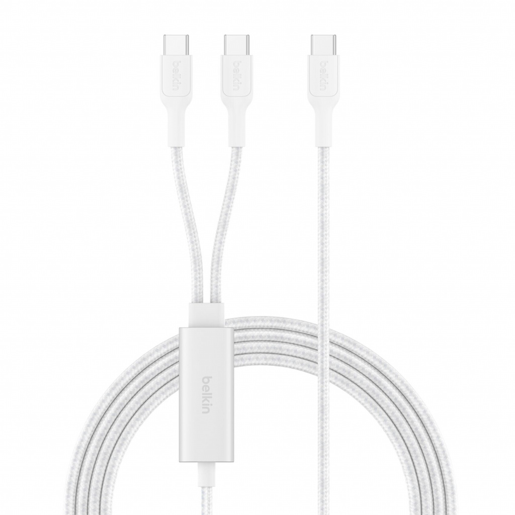 Belkin CAC004hq1.5MWH USB-kabel USB 2.0 1,5 m USB C 2 x USB C Wit - Afbeelding 4