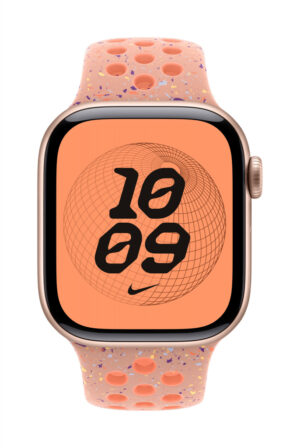 Apple MGAU4ZM/A slimme draagbare accessoire Band Roze Aluminium, Fluorelastomeer