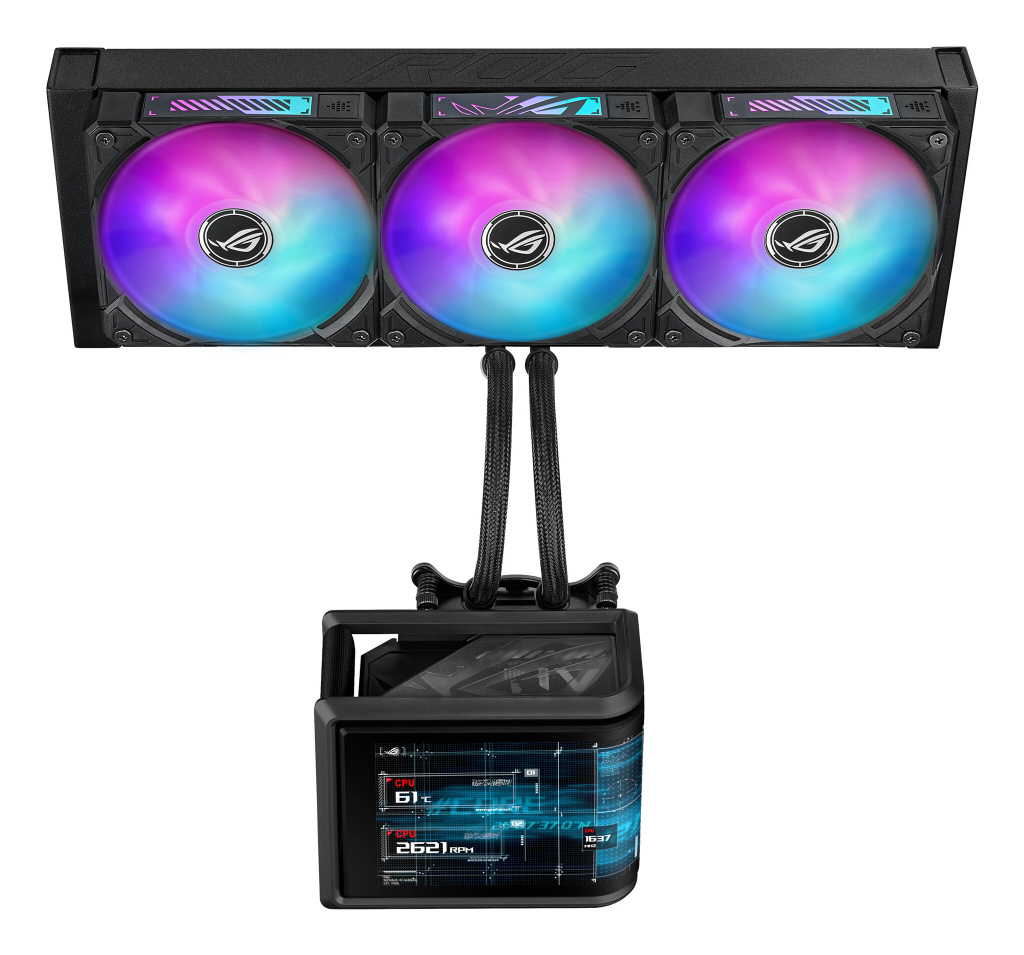 ASUS ROG Ryuo IV SLC 360 ARGB Processor Alles-in-één vloeistofkoeler 12 cm Zwart - Afbeelding 7