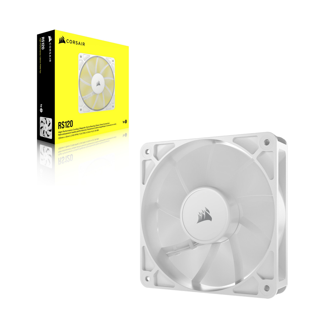 Corsair RS120 Computer behuizing Ventilator 12 cm Wit 1 stuk(s) - Afbeelding 6