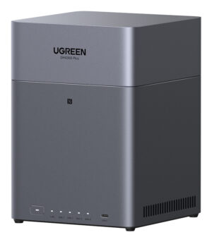 Ugreen DH4300 Plus NAS Mini Tower 8 GB LPPDDR4X UGOS Pro Grijs
