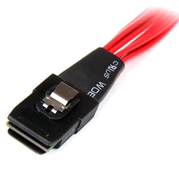 StarTech.com 50cm Interne Serial Attached SCSI Mini SAS Kabel SFF8087 naar 4x SFF8482 - Afbeelding 2
